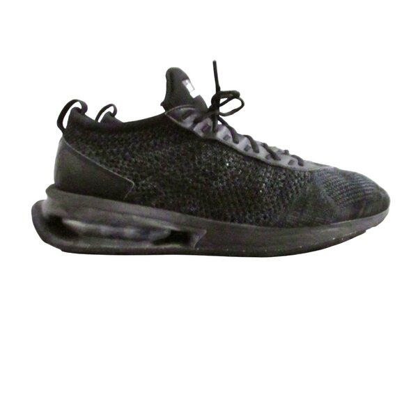 Nike Air Max Flyknit Racer Mens 10.5 Running Sneakers Triple Black Fd2764 001 - Picture 2 of 11